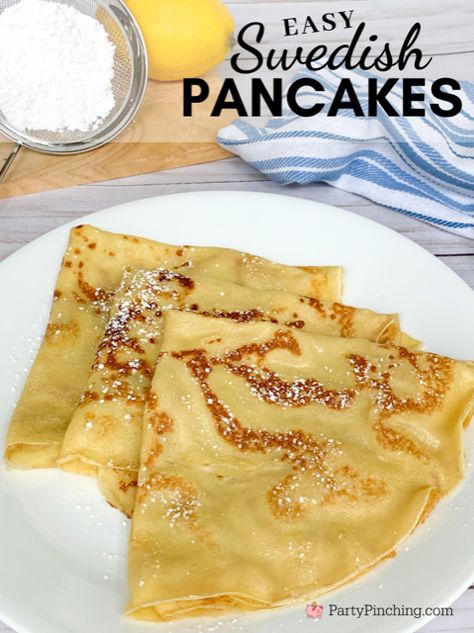 Swedish pancakes, best easy fool proof Swedish Pancake recipe Swedish Crepes Recipe, Norwegian Pancakes Recipes, Swedish Potato Pancakes, Sour Cream Pancakes Pioneer Woman, Pannakukan Recipe, Polish Pancakes Recipes, Swedish Pancakes Easy, French Pancakes Recipe, Finish Pancakes