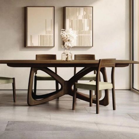 Butterfly Dining Table, Arizona House, Natural Inspiration, Glass Top Dining Table, Table Extension, Green Furniture, American Black Walnut, Extension Table, Extension Dining Table