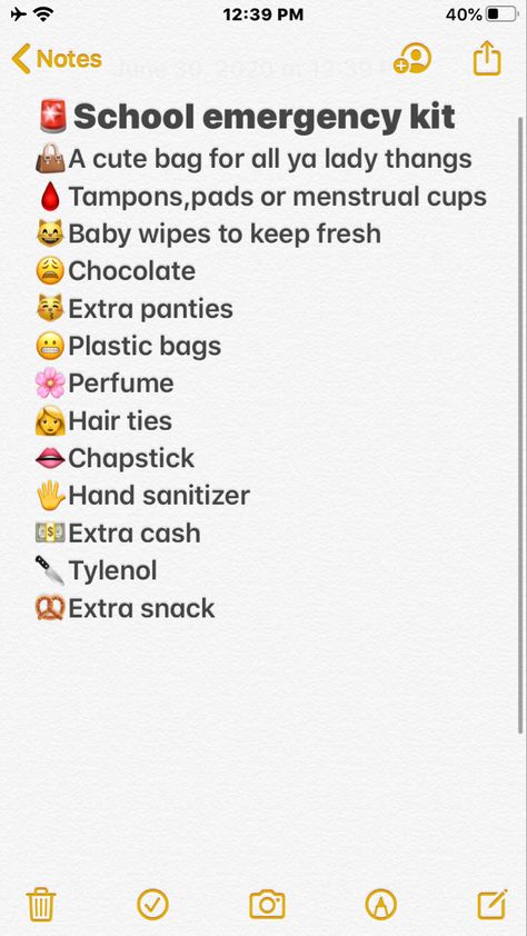 Things I Put In My Backpack, What To Wear When Your On Your Period To School, Thing To Do When You Are On Your Period, How To Tell Your Teacher Your On Your Period, How To Hide Your Period At School, Preppy Period Kit, Period Essentials At Home, Period School Hacks, Periods In School