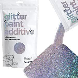 Pink Glitter Paint, Glitter Accent Wall, Glitter Paint Additive, Glitter Paint For Walls, Glitter Grout, Wood Varnish, Paint Mixer, How To Varnish Wood, Gallon Of Paint