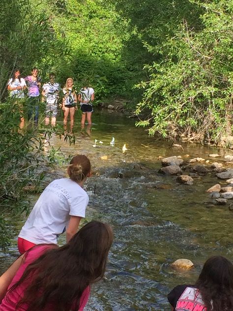 Girls!!! Read this pin!! We have got to do camp next year!!! Love, Hope!!!!!!!! Mike, I can see you helping them carve soap boats!!! Lds Girls Camp Ideas, Girls Camp Activities, Camp Director, Lds Girls Camp, Girls Camp Crafts, Walk Idea, Camping Planning, Lds Yw, Yw Activities