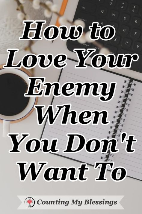 Jesus said, Love your enemy. It feels impossible and honestly, it is. But there are things you can do to help you do even the impossible.  #Forgiveness #BibleStudy #Prayer #WWGGG #CountingMyBlessings Praying For Your Enemies, Love Your Enemies Craft, Praying For The Enemy, He Prepares A Table Before My Enemies, Praying For My Enemies, Prayers Against My Enemy, This Kind Of Love, Lord’s Prayer, Love Your Enemies