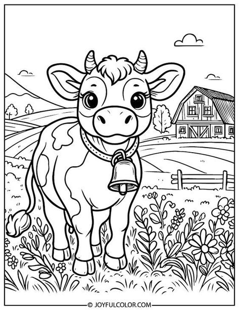 Animal Coloring Sheets, Fun On The Farm, Zoo Animal Coloring Pages, Magic Painting, Giraffe Coloring Pages, Farm Coloring Pages, Cow Coloring Pages, Bee Coloring Pages, Farm Animal Coloring Pages