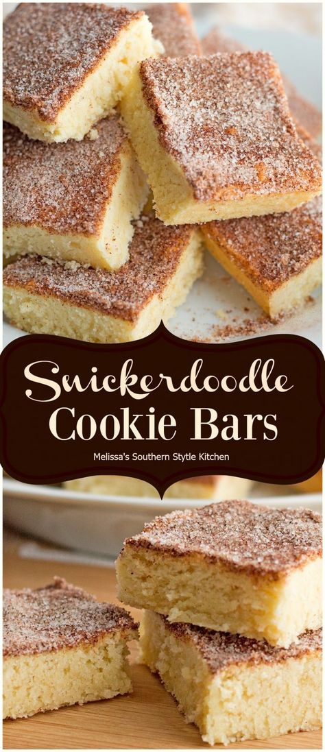 Snickerdoodle Cookie Bars, Snickerdoodle Cookies Easy, Snickerdoodle Bars, Snickerdoodle Cookie, Cake Easy, Fir Trees, Cookie Bar Recipes, Eat Dessert First, Coconut Cake