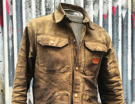 Wax Jacket Outfit Men, Waxed Jacket Men, Canvas Jacket Outfit, Oilskin Jacket, Rugged Fashion, Fancy Items, Jean Top Outfits, Filson Jacket, Waxed Canvas Jacket