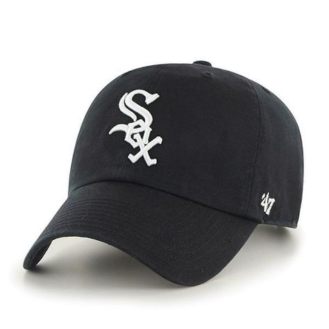 Sports Lifestyle, Wash Baseball Cap, New Era Logo, Black Crown, White Caps, Everyday Accessories, 47 Brand, White Sock, Chicago White Sox