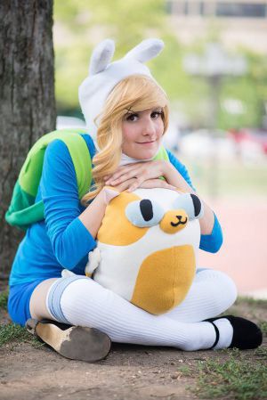 Fiona And Cake Costume, Fiona And Cake Cosplay, Fionna And Cake Cosplay, Fionna Cosplay, Fiona And Cake, Cake Costume, Fionna And Cake, White Tights, Costume Inspo