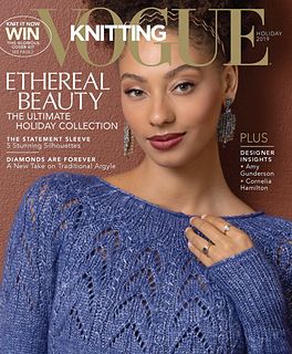 Holiday Knitting Patterns, Designer Knitting Patterns, Raglan Knit, Knitting Help, Holiday Knits, Crochet Chain, Vogue Knitting, Statement Sleeves, Crochet Magazine