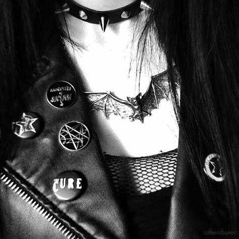 EDITED BY ME GIVE REPOST CREDS Hades Persephone, Bat Tattoo, Goth Subculture, Goth Aesthetic, Punk Outfits, Grunge Goth, Goth Grunge, Punk Goth, Gothic Outfits