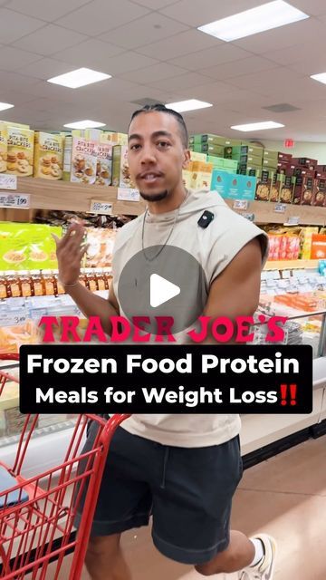 High Protein Trader Joe’s, Trent Harrison, Trader Joes Frozen Food, Volume Eating, Best Frozen Meals, Protein Shop, Frozen Steak, Frozen Turkey, Trader Joes Recipes