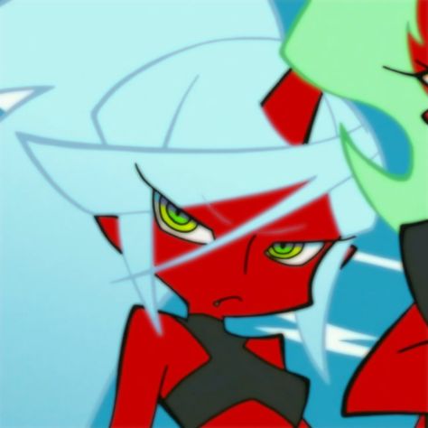 Scanty And Knee Socks Icons, Kneesocks Daemon Icon, Kneesocks Daemon, Paswg Oc, Purple Pfps, Studio Trigger, Panty And Stocking Anime, Panty And Stocking, Profile Pic