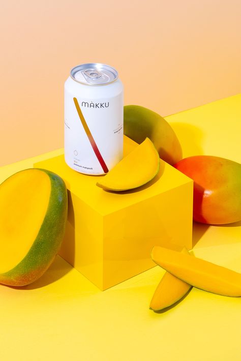 Creative product photography for Korean Rice Beer company Màkku by @drinksool. Always a bonus when you get to snack on the props and cheers with the product after wrapping a shoot. #creativeproductphotography #foodphotography #cocktailphotography #stilllifephotography #mango #colorfulproductphotography Rice Beer, Beverage Photography Ideas, Creative Product Photography, Creative Advertising Photography, Cookies Branding, Beer Photography, Korean Rice, Cocktail Photography, Creative Photoshoot Ideas