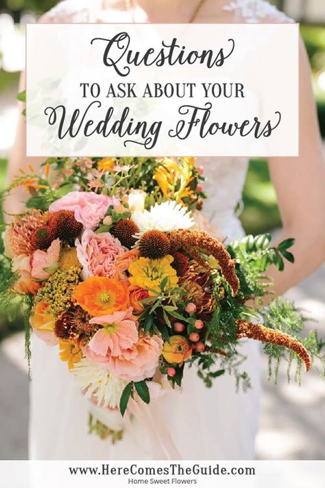 Wedding Planner Checklist, Wedding Flowers Sunflowers, Wedding Questions, Cheap Wedding Flowers, Modern Wedding Flowers, Tropical Wedding Flowers, Beach Wedding Flowers, Winter Wedding Flowers, Wedding Floral Centerpieces