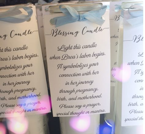 Blessing candle #blessingway labor birth pregnancy Blessingway Activities, Blessing Way Ideas Pregnancy, Blessing Way Ideas, Blessingway Candle, Blessing Way Ceremony, Blessingway Ideas, Baby Blessing Party, Blessing Party, Mother Blessing