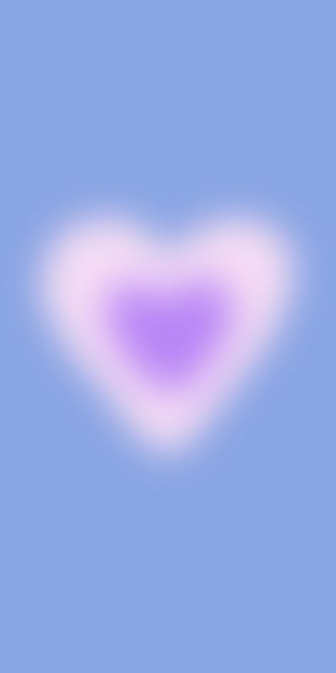 Aesthetic Blue And Purple Wallpaper, Blue And Purple Wallpaper Aesthetic, Purple And Blue Aesthetic Wallpaper, Aura Shapes, Purple Blue Aura, Blurry Heart Wallpaper, Pretty Lockscreen, Wallpaper Blurry, Heart Wallpaper Iphone