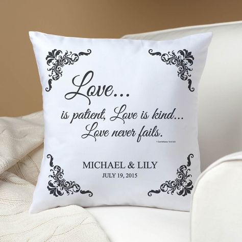 Christians Quotes, Friends Valentines Day, Cute Valentines Day Gifts, Personalized Throw Pillow, Chenille Pillow, Wedding Pillows, Friends Valentines, Quilt Labels, Heart Pillow