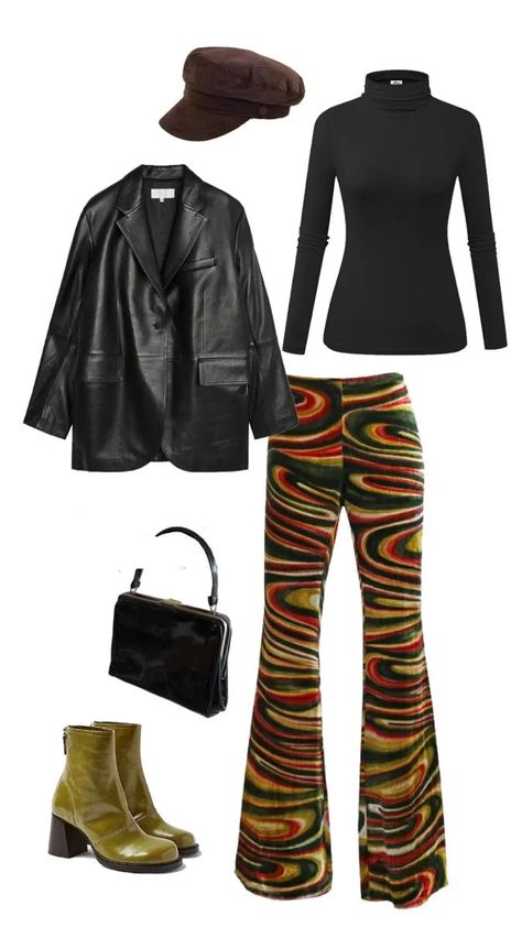 70s Aesthetic Fashion Winter, Fall 70s Fashion, Fall Outfits 70s Inspired, 70s Inspired Work Outfits, 70s Cold Weather Outfits, 70s Concert Outfit Ideas, 80s Winter Aesthetic, Retro Fashion 70s Outfits Inspiration, Outfit 60s Mujer