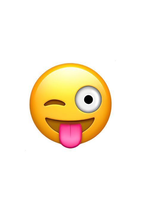 The 😜 Winking Face With Tongue emoji depicts a yellow face with a closed eye and a tongue sticking out of the corner of its mouth. The face is smiling and has a mischievous expression. The tongue is pink and slightly curved. The eyebrows are raised and the face is tilted slightly to the side. Apple Emoji Png, Emoji Tongue Out, Smile Emoji Photo, Closed Eye Drawing, Like Emoji Png, Emoji Ip, Meme Emojis No Background, Wink Emoji, Mischievous Expression