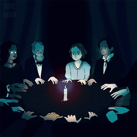 Seance Illustration, Debbie Balboa, Samhain Festival, Gif Halloween, Sailor Moon Gif, Halloween Gifs, Witch Gif, Moon Dark, Trippy Gif