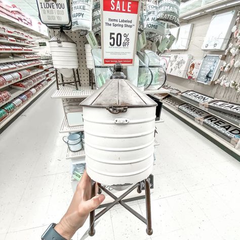 THE FARMHOUSE BLOG 🌿’s Instagram profile post: “This silo is the cutest little farmhouse decoration @hobbylobby and it’s 50% off! 🖤 #hobbylobbyfinds #hobbylobby #hobbylobbyclearance…” Silo Diy Ideas, Western Nursery, Farmhouse Shop, Little Farmhouse, Grain Silo, Farmhouse Kitchens, Homemade Art, Diy Products, Diy Furniture Renovation