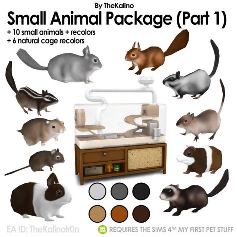 Small Animal Package and Recolors Download: Simfileshare Includes: • 10 new animals with recolors • Squrriel, Chipmunk, Sugar Glider, Degu, Steppe Lemming, Chinchilla, Bunny, Guinea Pig, Gerbil,... Sims 4 Ferret, Sims 4 Ferret Cc, Sims 4 Pet Bunny, Sims 4 Small Pet Cc, Sims 4 Animal Mods, Bunny Sims 4 Cc, Sims 4 Bb Cc, Sims4 Pet Cc, Ts4 Pet Cc