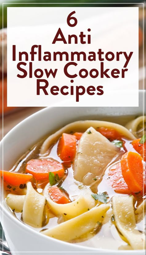 Healthy Slow Cooker Recipes, Eat Natural, Inflammation Diet Recipes, Inflammation Foods, Anti Inflammation Recipes, Inflammation Diet, Anti Inflammation, Healthy Slow Cooker, Inflammatory Foods