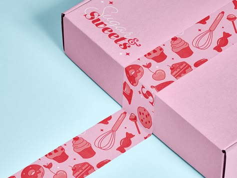 Design By Ayelet, Cake Brand Identity, Patisserie Packaging, Sweets Branding, Pastel Bakery, Sweets Packaging, Cupcake Branding, Bakery Branding Design, Bakery Packaging Design