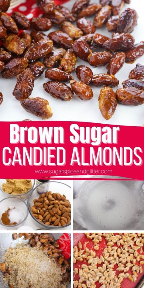 How to make candied almonds at home with everyday ingredients. These crunchy, sweet candied almonds make a great homemade gift, an addition to a charcuterie board or just an indulgent sweet treat. Candy Coated Nuts Recipe, How To Make Candied Almonds, Candy Coated Almonds, What To Do With Whole Almonds, What To Make With Almonds, What To Do With Almonds, Almond Candy Recipes, Almond Recipes Snacks, Candied Almonds Easy