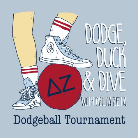 Delta Zeta Philanthropy Events, Dg Backyard, Sorority Fundraising Ideas, Sorority Philanthropy Events, Sorority Fundraiser, Dodgeball Tournament, Delta Zeta Shirts, Valdosta State University, Philanthropy Ideas