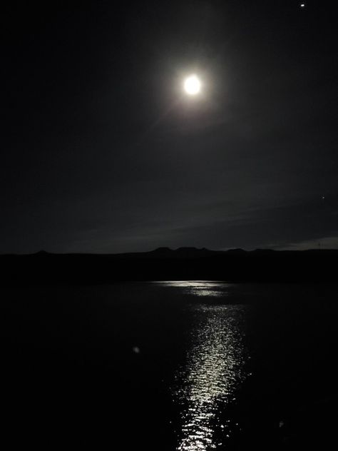 Night River Aesthetic, Black Lake Aesthetic, Lakestone Aesthetic, Girl In Red Aesthetic, Boat At Night, Moonlight On The River, Lake Night, Lake At Night, River At Night