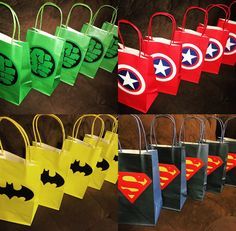 Avenger Party, Superman Hulk, Superhero Party Favors, Hulk Party, Marvel Birthday Party, Marvel Party, Hulk Birthday, Avenger Birthday Party, Batman Birthday Party