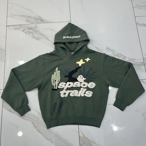 Broken Planet Hoodie - Space Trails Brand New &... - Depop Broken Planet Hoodie, Tuff Fits, Broken Planet, Clothing Pieces, Swag Style, Brand Me, Winter Clothes, First Class, Planets