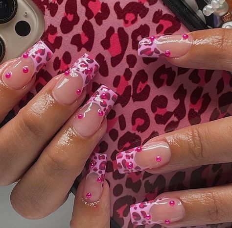 Alt Fall Nails, Panther Animal, Cheetah Print Nails, Leopard Print Nails, Long Acrylic Nails Coffin, Animal Print Pattern, Print Nails, Animal Print Nails, Nail Art Inspo