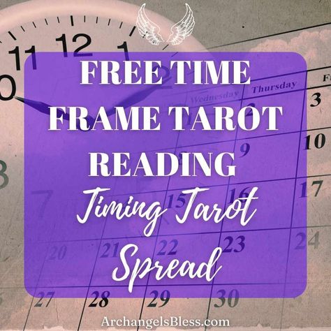 https://archangelsbless.com/timing-tarot-spread-time-frame-tarot-reading-free/ #TimingTarotSpread #TimeFrameTarotReadingFree #TarotTimingSpreadOnline #FuturePredictionByTarotWithTiming #TarotCardAssociatedWithTime #CupsTimeFrameTarot #SwordsTimingTarot #LoveTimingTarotSpread #HowToDoATimingSpreadTarot #TarotTimingTechniques Tarot Card Time Frame, Tarot Time Frame, Time Frame Tarot, Tarot Timing, Timing Tarot, Tarot Time, Angel Readings, Future Predictions, Angel Oracle Cards