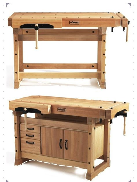 Wooden Workbench, Bench Dogs, Workbench Ideas, Woodworking Bench Plans, Tool Bench, Cnc Furniture, Diy Workbench, Work Benches, Garage Work Bench