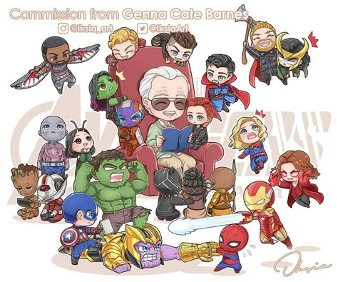 Chibi Hanako, Chibi Avengers, Dibujos Anime Chibi, Chibi Marvel, Avengers Cartoon, Baby Avengers, Superfamily Avengers, Avengers Imagines, Marvel Cartoons