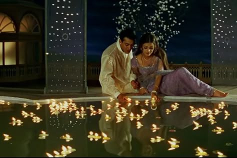 Vintage Bollywood Aesthetic, South Asian Aesthetic, Desi Love, Sanjay Leela Bhansali, 90s Bollywood, Bollywood Couples, Vintage Bollywood, Indian Aesthetic, Indian Movies