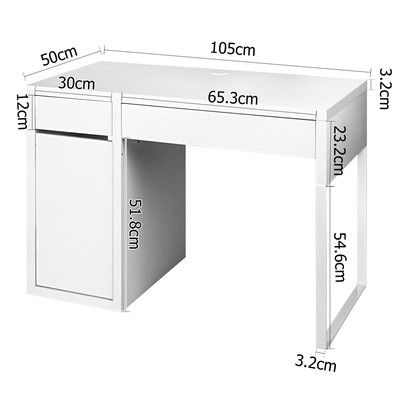 Temple & Webster  Furniture & Homewares Online U Shape Table, Study Desks, White Computer Desk, Computer Desk Home Office, Room Organization Bedroom, Value Furniture, Student Room, Desk Home Office, Desk Cabinet