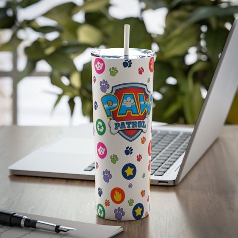 Paw Patrol Tumbler, Paw Patrol Png, Tumbler Wraps, Tumbler Gift, 20oz Tumbler, Paw Patrol, Tumbling, Tumbler Wrap, Crayon