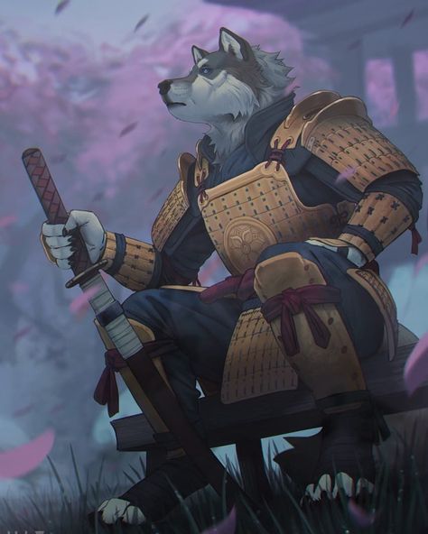 12 k mentions J’aime, 70 commentaires - EMPIRE_OF_SAMURAI (@empire_of_samurai) sur Instagram : "Name this samurai! . By Hitmore on @deviantart . . . . #samurai #deviantart #ghostoftsushima…" Bored Dog, Wolf Pictures, Anime Wolf, A Wolf, Wolf Art, Human Art, Dnd Characters, Fantasy Character Design, Mythical Creatures