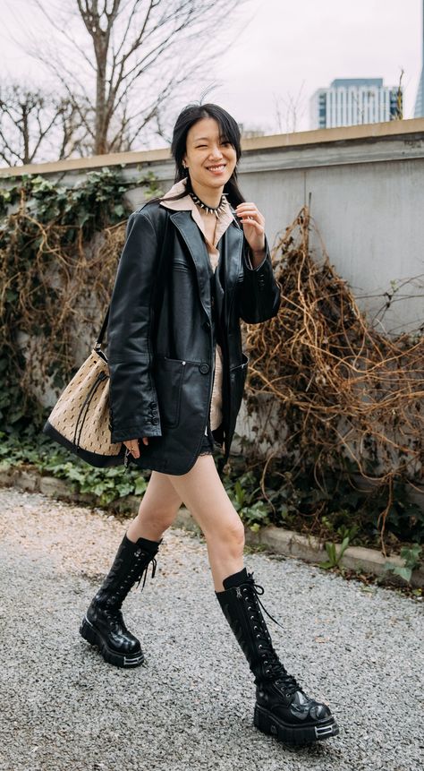 Sora Choi, Harajuku Fashion Street, All Black Outfit, Mode Inspo, Alternative Outfits, Glam Rock, 가을 패션, Harajuku Fashion, Fashion Street