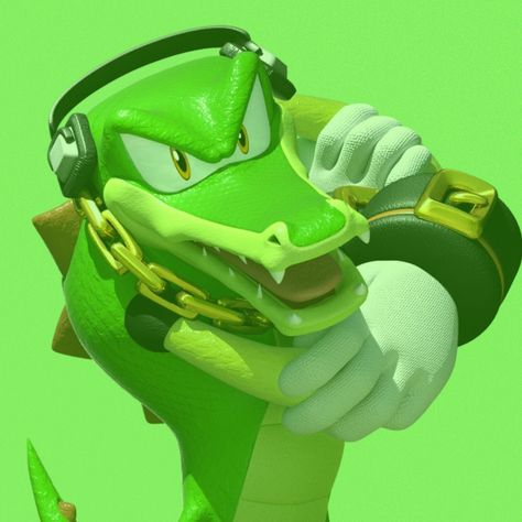 Vector The Crocodile Icon, Team Chaotix Sonic, Vector The Crocodile, Jungian Archetypes, Doctor Eggman, Hedgehog Game, Speed Of Sound, Sonic Heroes, Blue Hedgehog