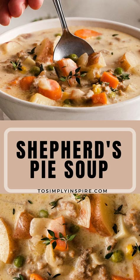 Creamy Shepherds Pie Soup, Sheperd Pie Soup, Shepard Pie Soup Crockpot, Sheppards Pie Soup, Shepherds Pie Soup Crockpot, Shepard’s Pie Soup, Shepherds Pie Soup Recipe, Shepard Pie Soup Recipes, Hardy Soups Comfort Foods