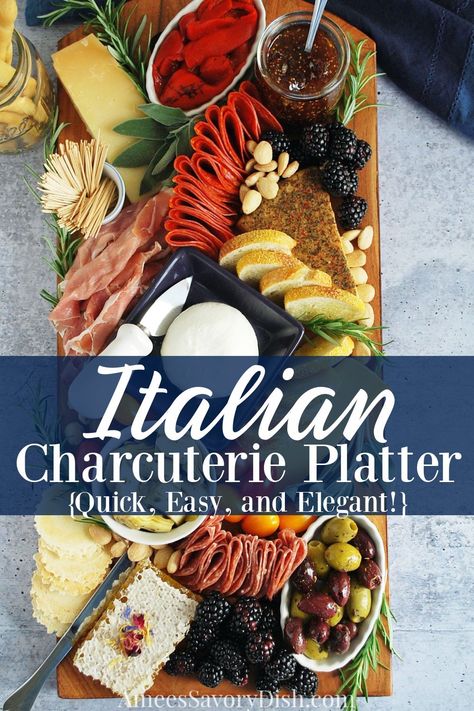 Charcuterie Pairings, Italian Charcuterie Board, Italian Charcuterie, Italian Antipasto, Italian Dinner Party, Antipasto Platter, Italian Meats, Charcuterie Inspiration, Charcuterie Platter