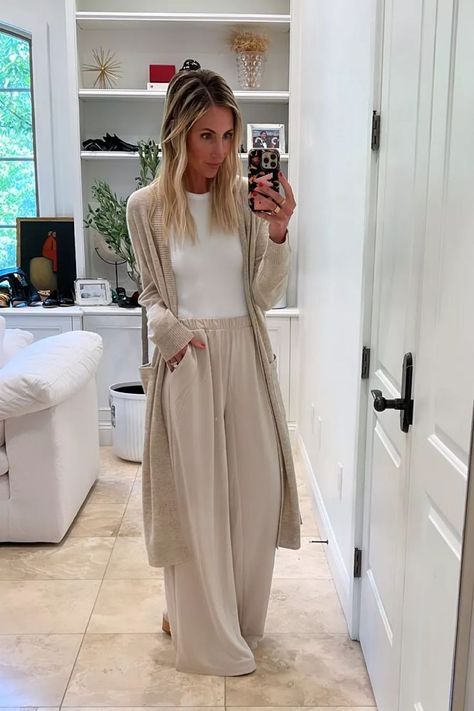 The most gorgeous longline cardigan on sale. Available in all sizes. If between sizes, size down. #LTKStyleTip#LTKSaleAlert Longline Cardigan Outfit, Edgy Summer Outfits, Edgy Summer, Cashmere Robe, Loungewear Outfit, Style Essentials, Cardigan Outfit, Longline Cardigan, Cardigan Outfits