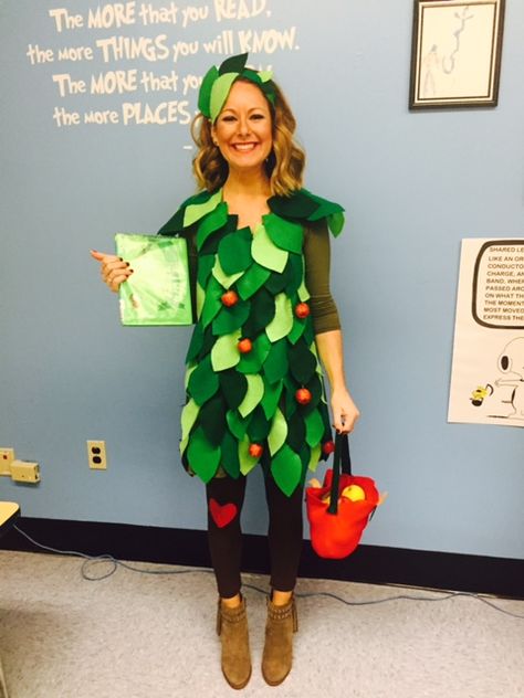 The Giving Tree Halloween Costume Womens Tree Costume, Giving Tree Costume, The Giving Tree Costume, Tree Costume Headband, The Giving Tree Costume Diy, Tree Costume Ideas, Tree Ent Costume, Tree Halloween Costume, Storybook Costumes