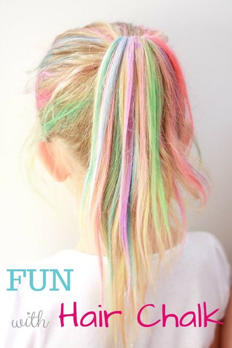 Hair Chalk Ideas, Diy Hair Chalk, Frog Party, Hairstyles Girl, Kids Market, Toddler Hairstyles, Garden Chic, Hair Chalk, Toddler Hairstyles Girl