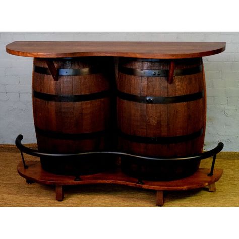 Storing Glassware, Coffee Designs Art, Wine Barrel Bar, Window Cornices, Wine Glass Storage, Bar Wood, Wine Barrel Furniture, Barrel Ideas, Barrel Bar