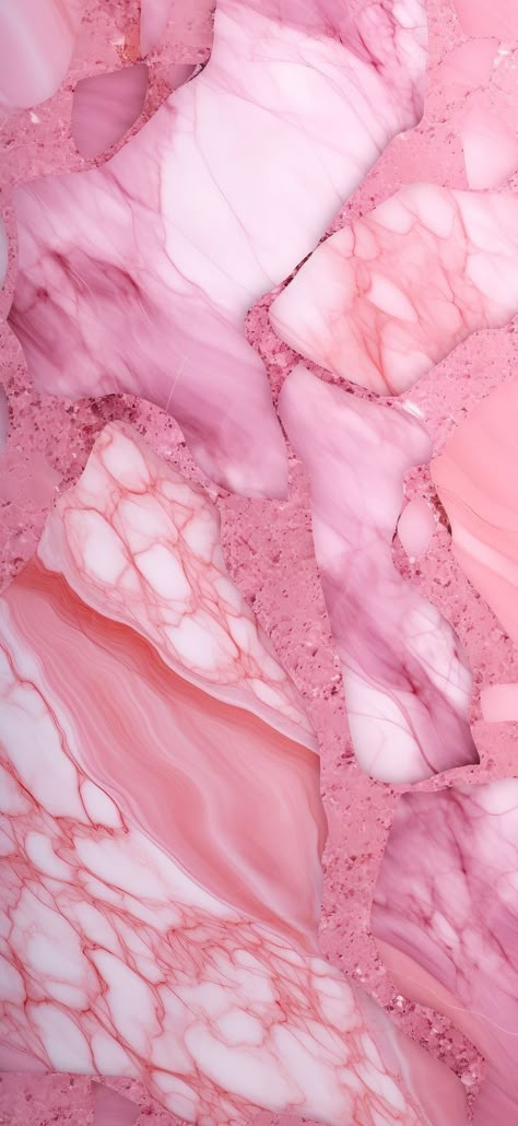 Mármore Marble Wallpaper Aesthetic, Beautiful Aesthetic Wallpaper, Pink Walpaper, Pink And Gold Wallpaper, Pink Marble Wallpaper, Marble Iphone Wallpaper, Paper Flower Patterns, Iphone Wallpaper Lights, Love Pink Wallpaper