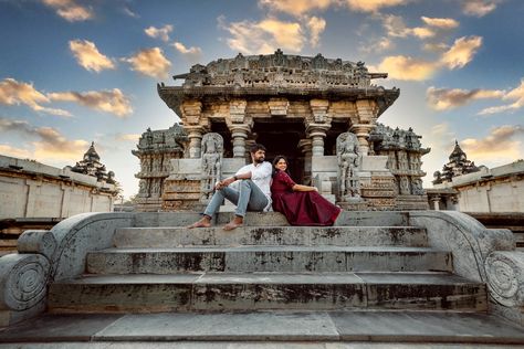 Those moments which are filled with love, a day before you’re making it official with the love of your life. Raw and unfiltered feelings. . .⁠ Follow @weddingraja for inspiration and Ideas.⁠ .⁠ .⁠ #weddingraja #CapturedOnCanon #DoGreatWithCanon #prewedding #shoot #temple ⁠#coupleshots #happyface ⁠#bride #groom #weddinginspiration #weddingphotography #love #bridetobe #weddingideas #bridal #indianweddings #wedding #indianfashion #instastyle #holdon #bride #groom ⁠ Pre Wedding Photoshoot In Temple, Prewedding Photography Traditional, Pre Wedding Temple Shoot, Temple Pre Wedding Shoot, Hampi Photoshoot, Temple Couple Photoshoot, Traditional Prewedding Shoot, Temple Couple, Temple Poses